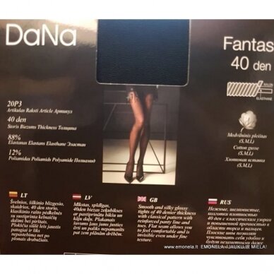 Pėdkelnės DaNa FANTASY 40 den m/t 3