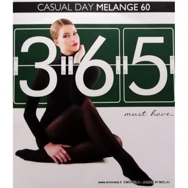 Pėdkelnės 365 CASUAL DAY melange 60 den